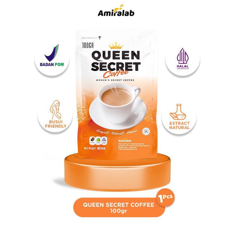 Queen Secret Coffee Minuman Kesehatan Coffee Herbal ORIGINAL 100%