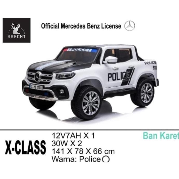 Mainan Mobil Aki Anak Mercedes Benz X-Class License Unikid UK-730 stock ada
