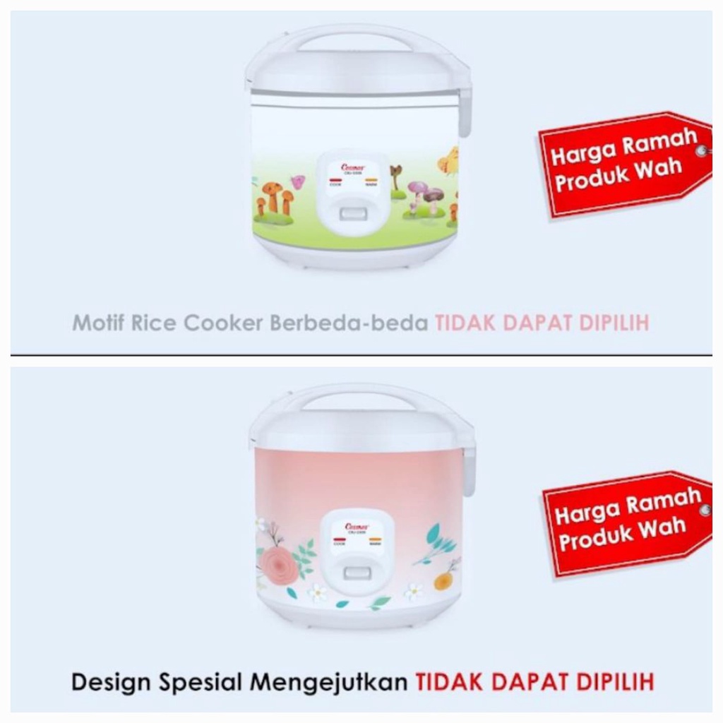 Rice Cooker Magic Com Penanak Nasi 1.8 Liter - Cosmos CRJ-3305