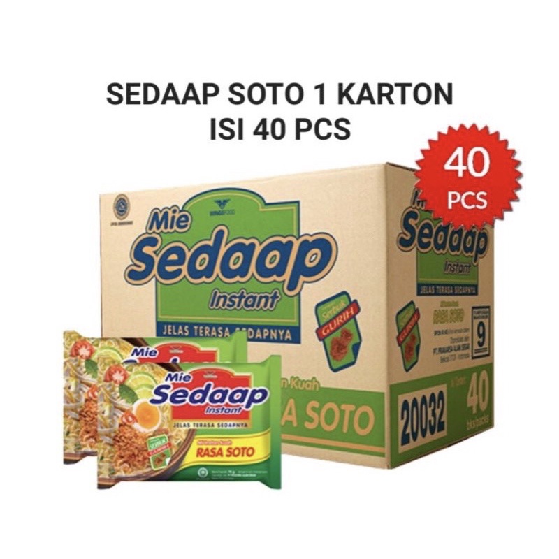 

Mie Sedaap Soto Karton