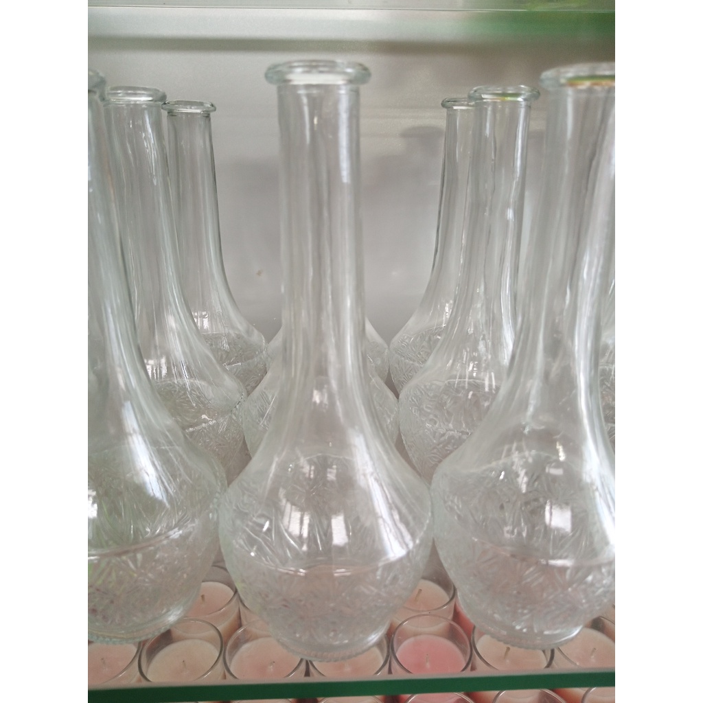 Hampers Vas Bunga Kaca Bulat Montok Bening Vcc Vas Kaca Ikan Cupang Aquarium Mini Wadah Ikan Vase Ca