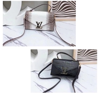 happyonshop- Tas Selempang  croco wanita seri 7025 tas import wanita