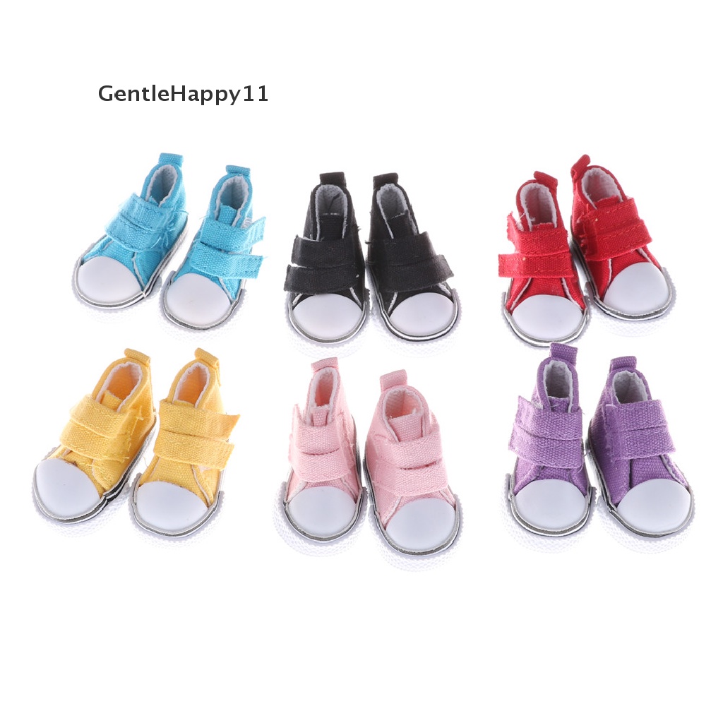 Gentlehappy 1per6 Bjd Boneka Fashion Mainan Mini 5cm Sepatu Kanvas Sneaker Bjd Boneka Sepatu Aksesoris id