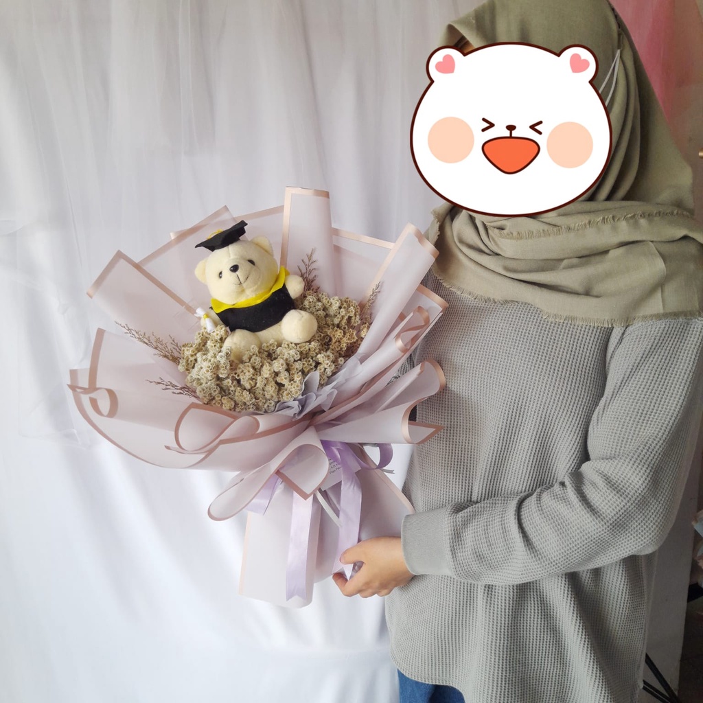 Buket Bunga/ Buket Wisuda/ Buket Hadiah/ Buket Boneka [To-edel Bouquet]