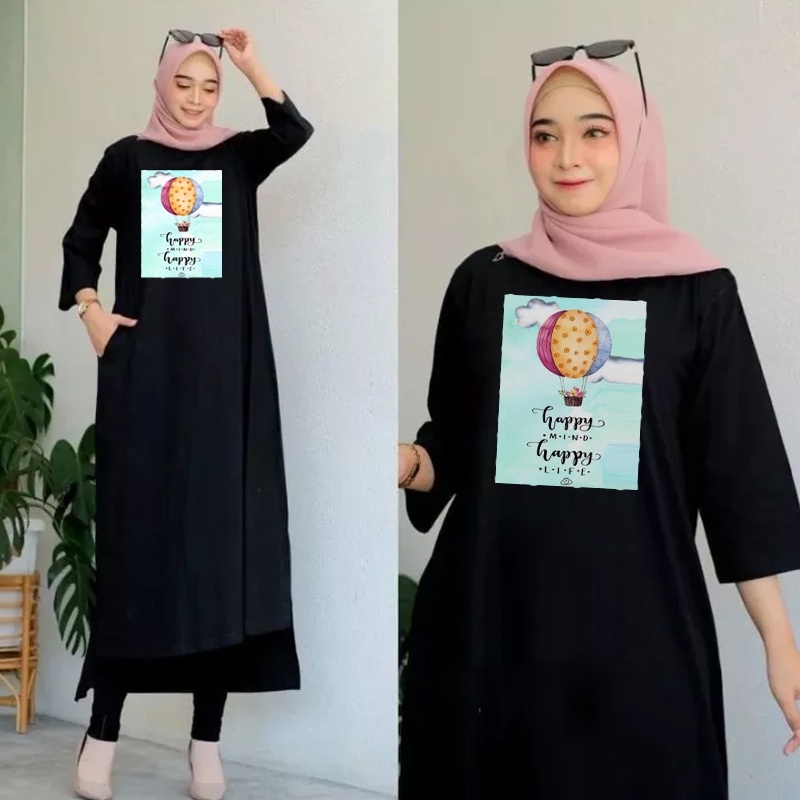 FF LONG TUNIK HIJAB COLABORATION TUNIK WANITA TERBARU 11
