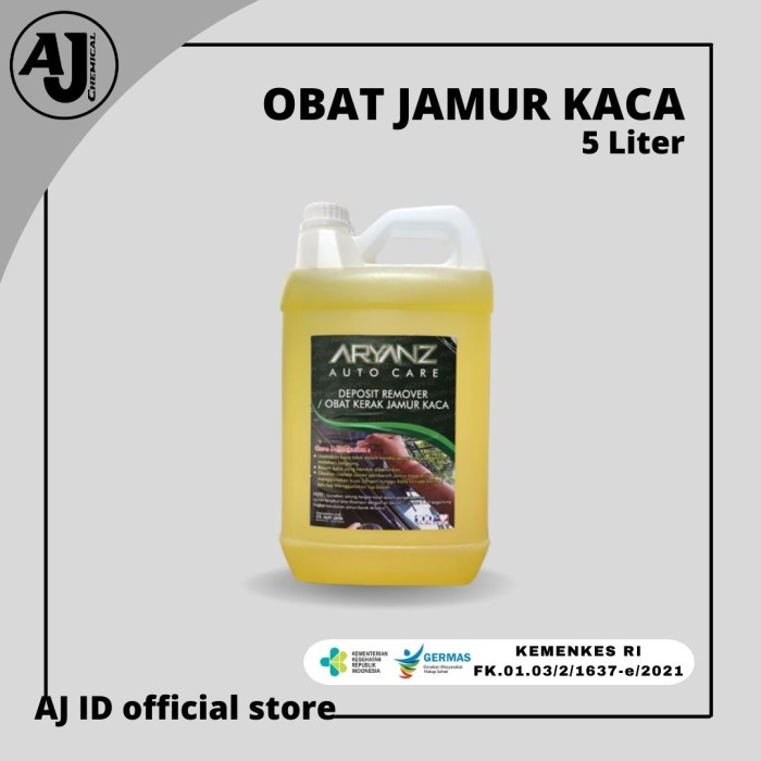 Obat Jamur Mobil Obat Jamur Dan Kerak Kaca / Pembersih Jamur Kaca Mobil 5 Liter