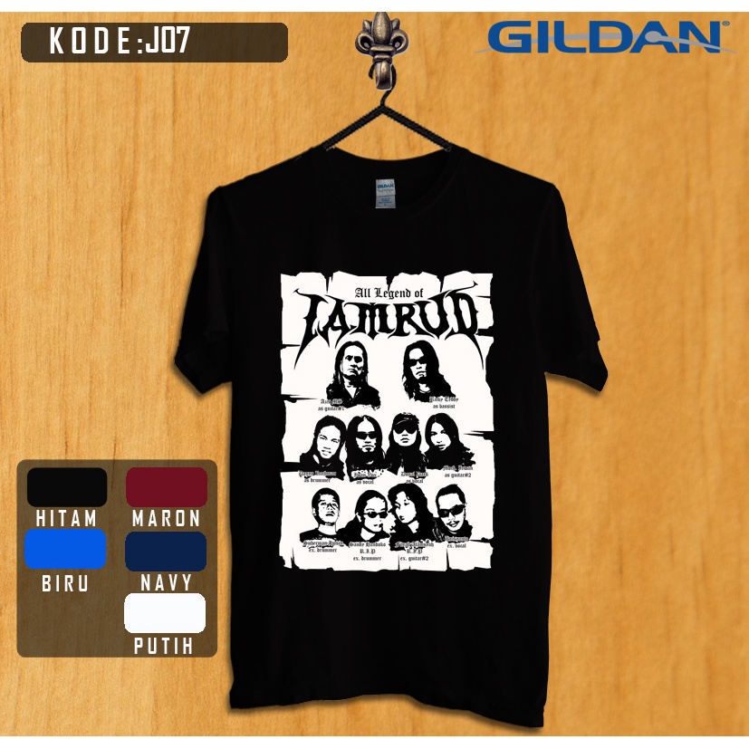 KAOS BAND JAMRUD - ALL LEGEND OF JAMRUD ORIGINAL GILDAN