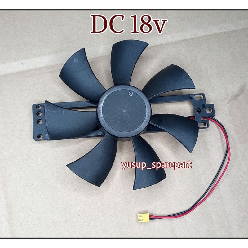 Baling baling plastik Kompor Induksi Brushless Cooling Fan DC 18V