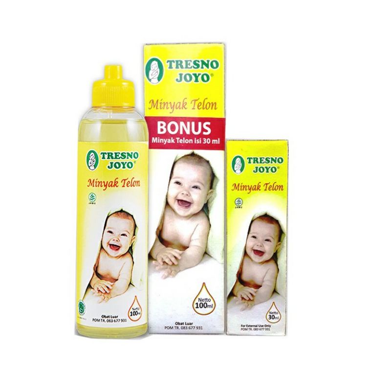 Minyak Telon Tresno Joyo 100ml Free 30ml / Tresno Joyo Herbal Plus Citronella 100ml Free 30ml