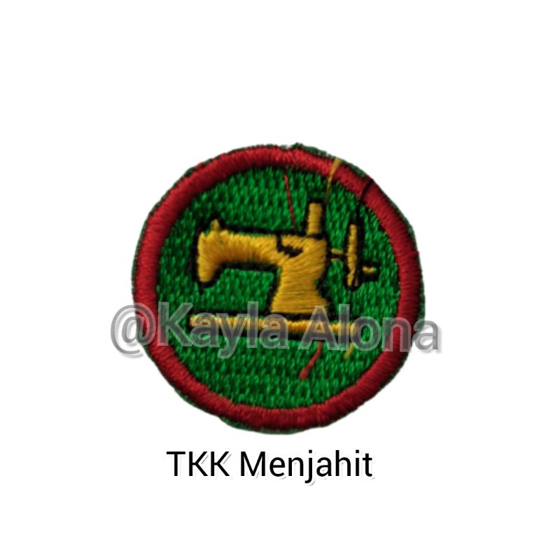 BET / BADGE TKK WAJIB PURWA PENGGALANG ( 1 PAKET = 10 TKK WAJIB )