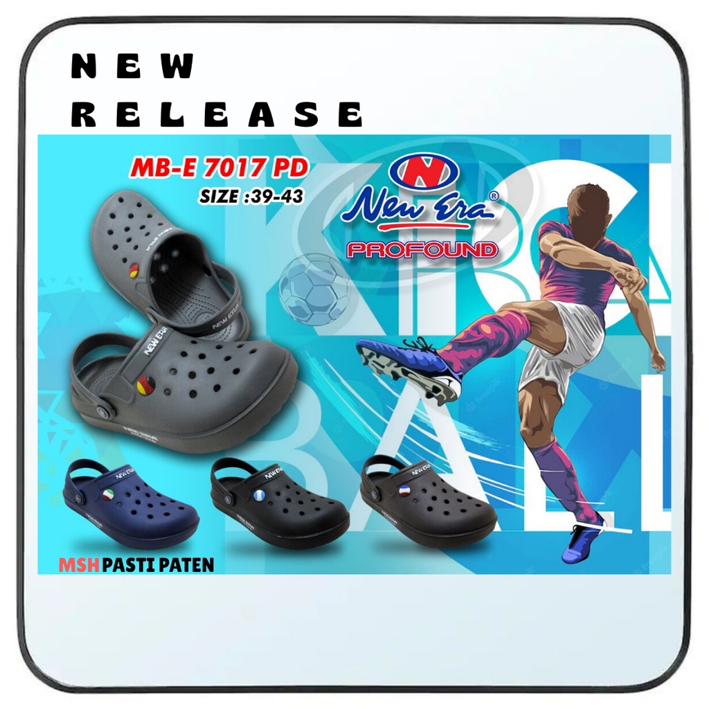 New Era Mb7017 Sandal Baim Karet Terbaru Pria Sandal Nakes Sandal Kodok