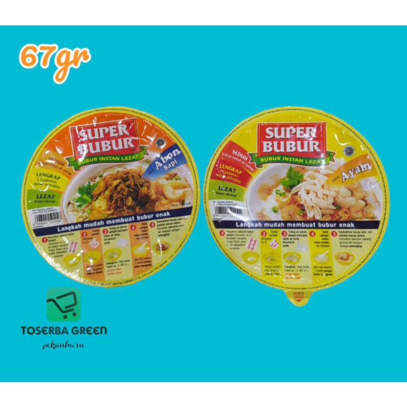 

Super Bubur Instan Cup 67gr