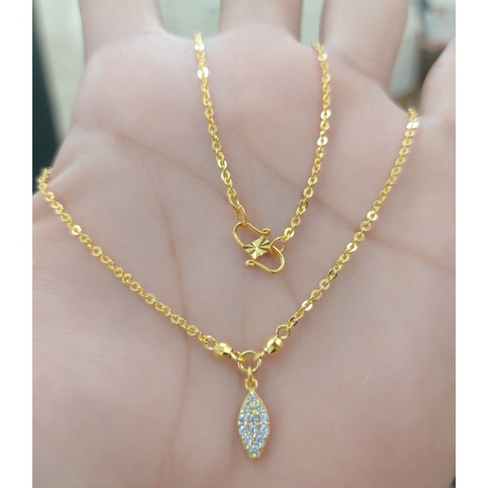 KALUNG ANAK LIONTIN PERAK GOLD