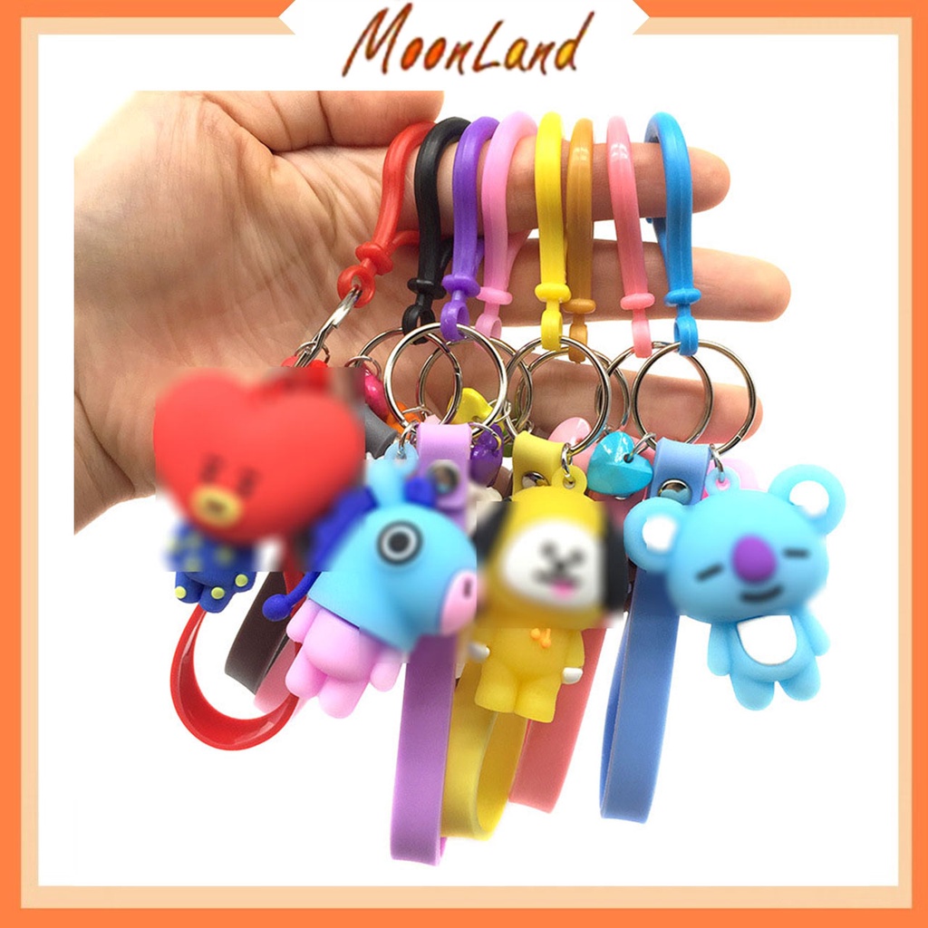 MoonLand Sovenir pernikahan  Gantungan kunci BTS Cute Keychain Bisa COD