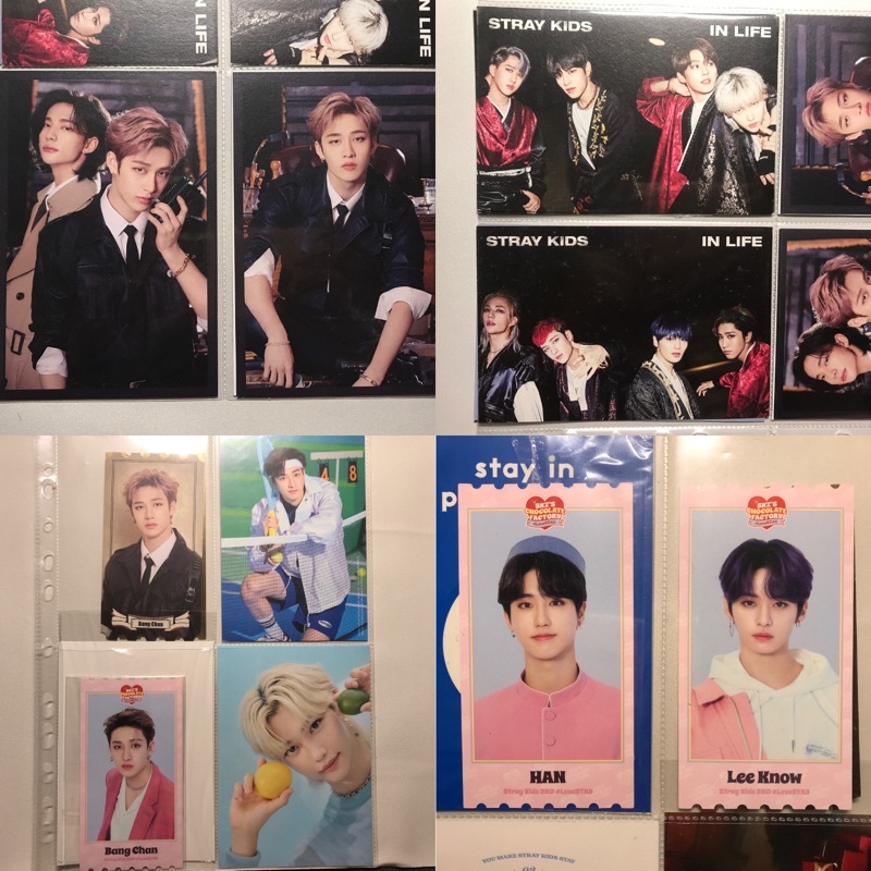 Stray Kids Postcard Photo Ticker Sticker Maniac Fanmeet SKZ-X Skzoo Chocolate Factory Bangchan Bangc