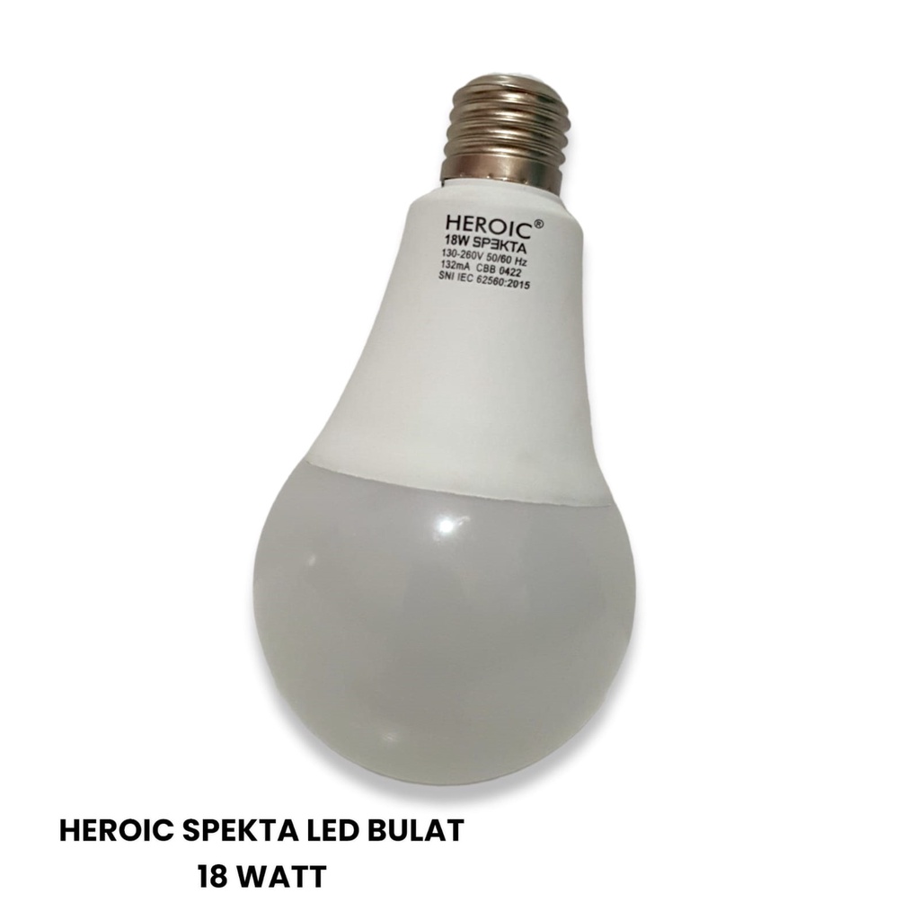 Lampu Led 18 Watt Heroic Spekta Bulb Bergaransi