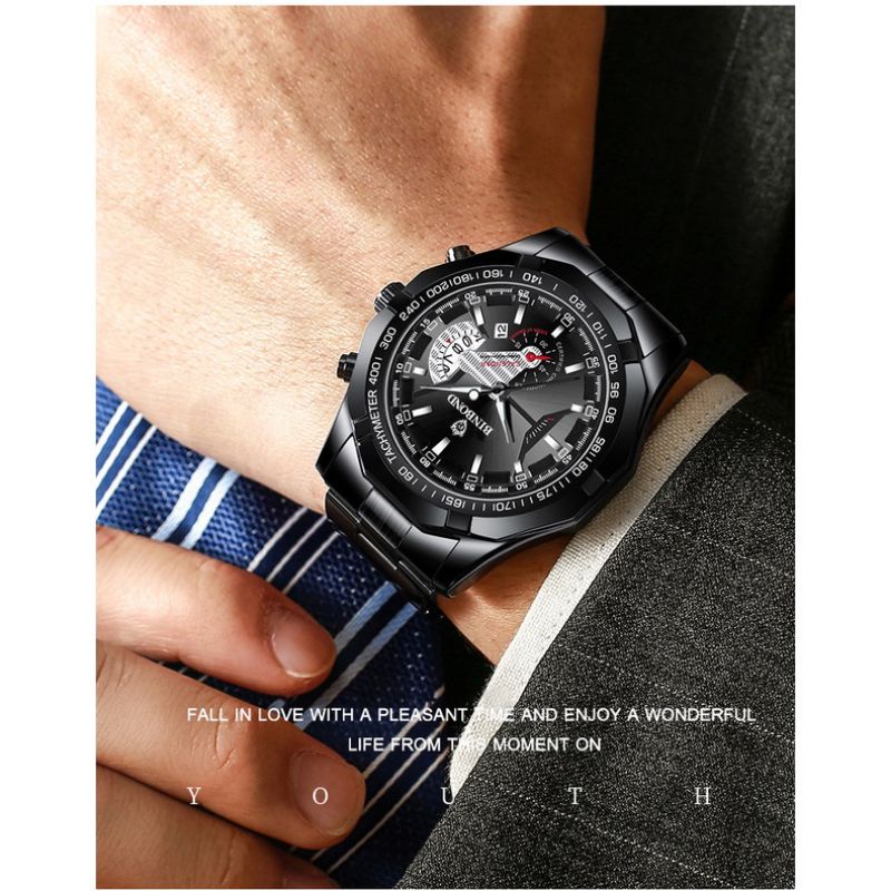Binbon Jam Tangan Pria Anti Air Garansi