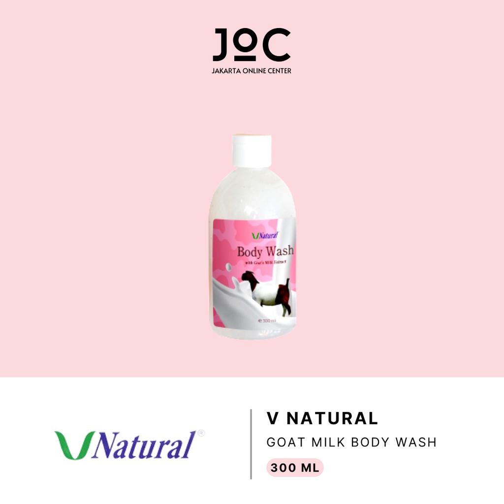 V Natural Brightening Body Wash // Goat Milk ( Susu )