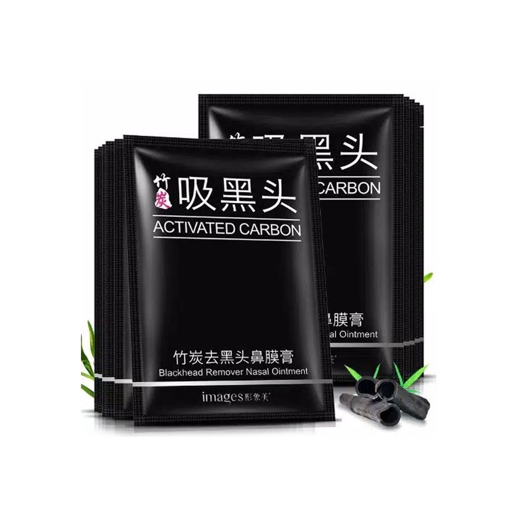 Beauty Jaya - IMAGES ACTIVATED CARBON BLACK MASK / MASKER CHARCOAL / MASKER WAJAH