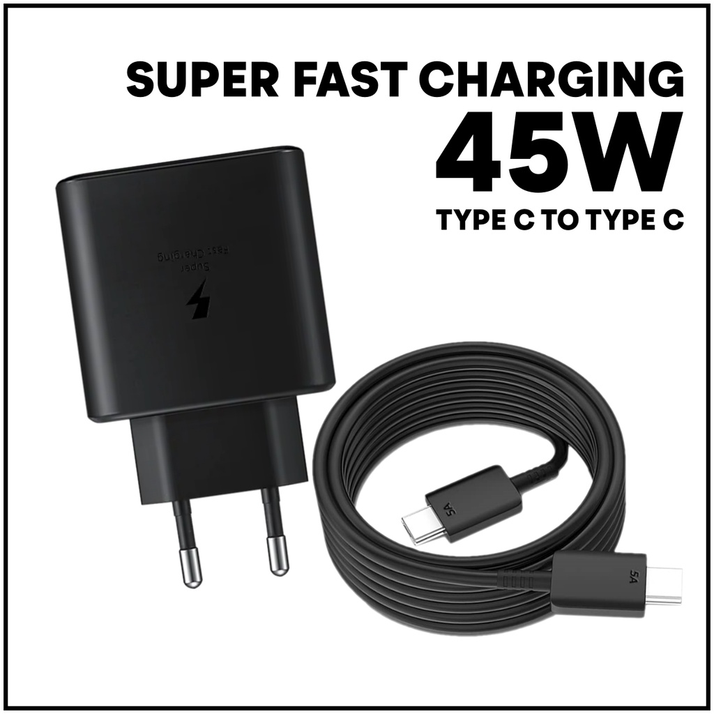 Charger Type C to Type C Fast Charging Original 25W 3.0 Quick Charger