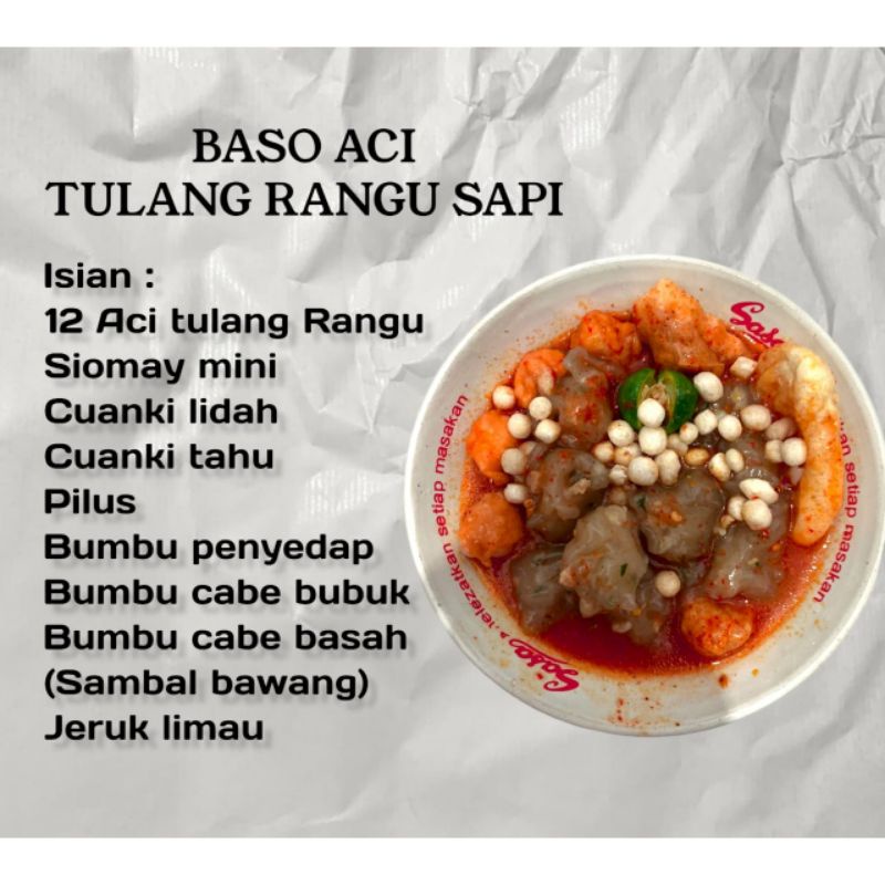 

aci varian tulang rangu sapi