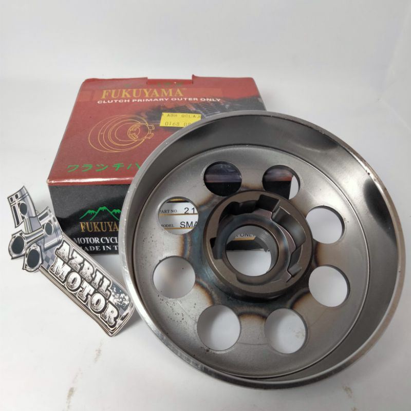 MANGKOK GANDA MANGKOK KOPLING GANDA RUMAH KOPLING GANDA SMASH 110/SMASH 125 INJEK MERK FUKUYAMA