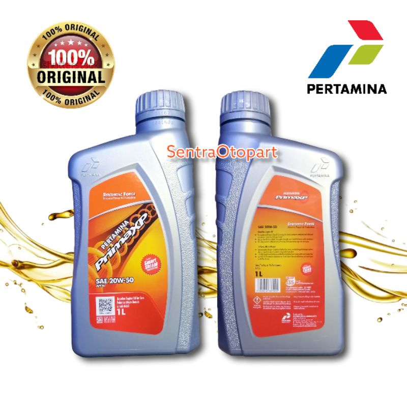 oli mesin pertamina prima xp sae 20w 50 api sl 1000ml