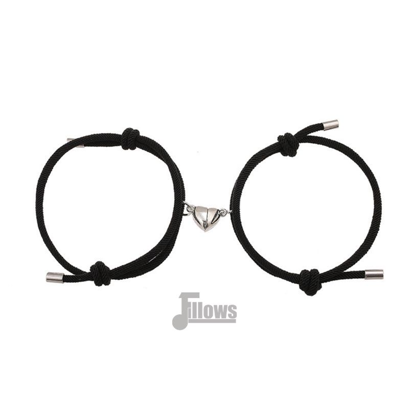 2 PCS / SET GELANG COUPLE MAGNET LOVE - INFINITY BRACELET Creative Couple