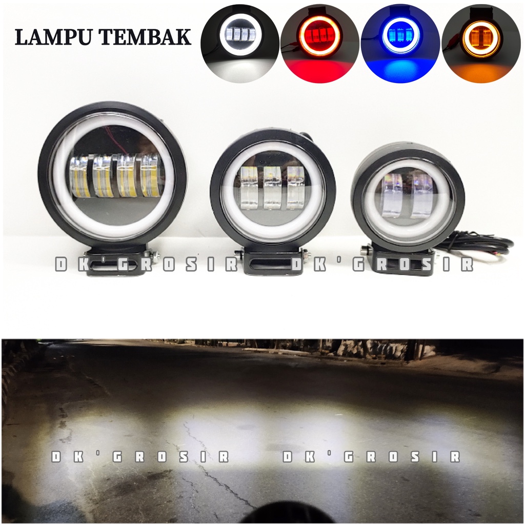 Lampu Tembak sorot mini daymaker Model bulat