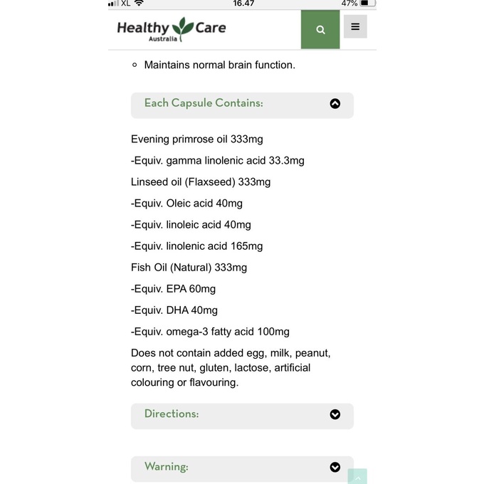 Healthy Care Ultimate Omega 3-6-9 200 Kapsul