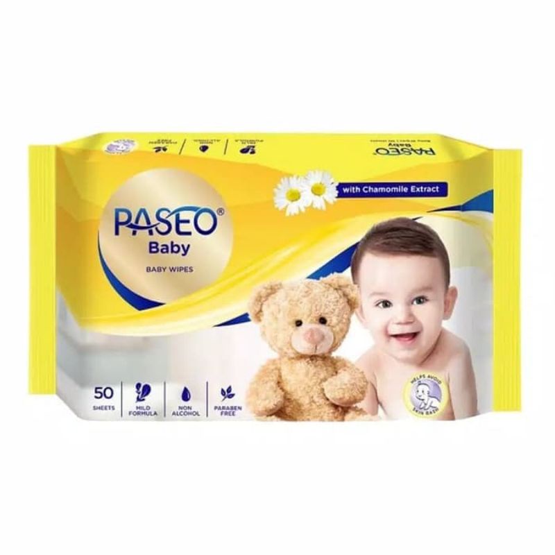 PASEO Baby wipes 50sheet