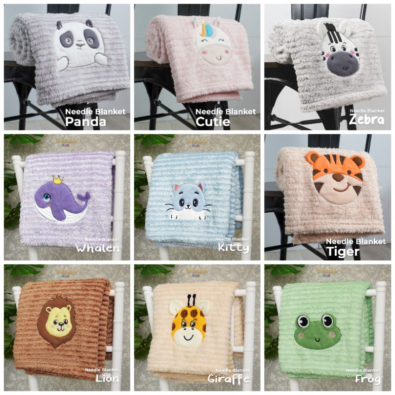 Selimut Bayi Kintakun Needle Blanket Ukuran 76x102 Kualitas Premium