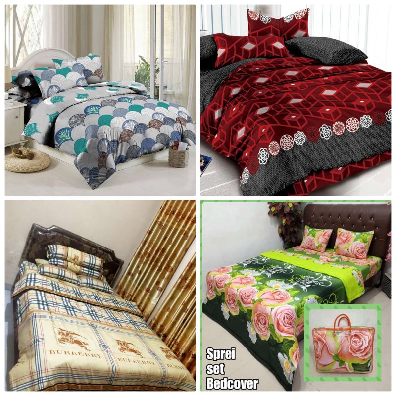 BEDCOVER+SPREI NO1 SARABAN 2 SARGUL 2