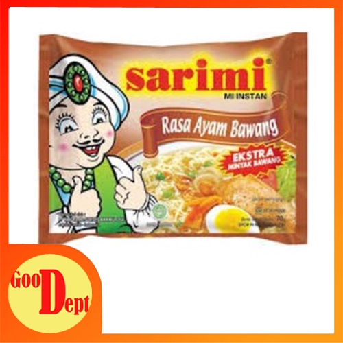 Jual SARIMI RASA AYAM BAWANG 75 GR/ MIE ISTAN/MIE REBUS/MIE KUAH/MIE ...