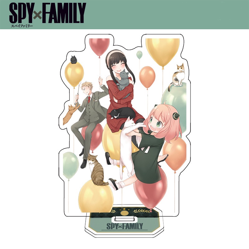 Mainan Action Figure Model Anime SPY X FAMILY Anya Yor Loid Bahan Akrilik Untuk Dekorasi Meja