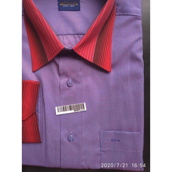 Kemeja Reguler Fit Lengan Panjang Merk ARROW Size 15.5 (Bag 1) - 213