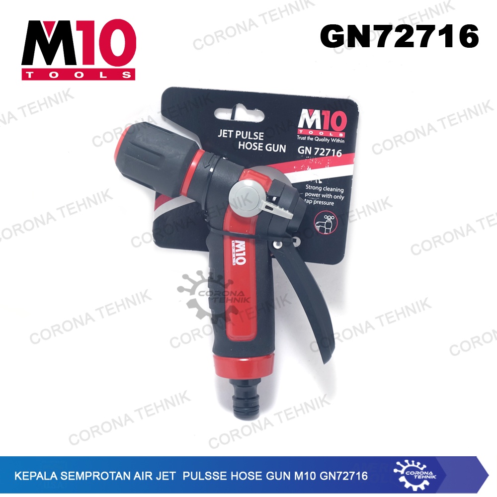 GN72716 - Kepala Semprotan Air Jet Pulse Hose Gun M10