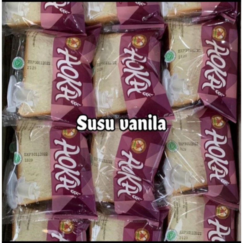 

roti panggang aoka rasa vanilla susu