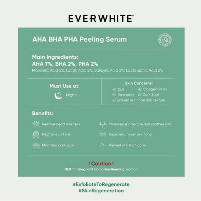 Everwhite 5℅ AHA BHA PHA Peeling Serum