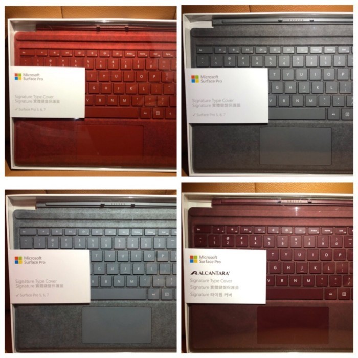 Surface GO Pro TYPE COVER KEYBOARD Signature Alcantara 6 7 8 9 Microsoft