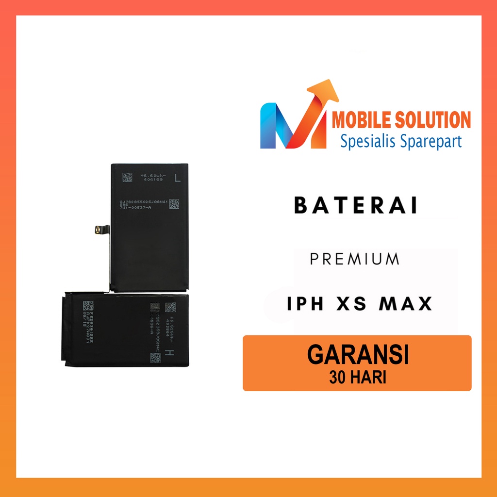 Grosir  Baterai Iphone XS Max Premium Garansi 1 Bulan + Packing