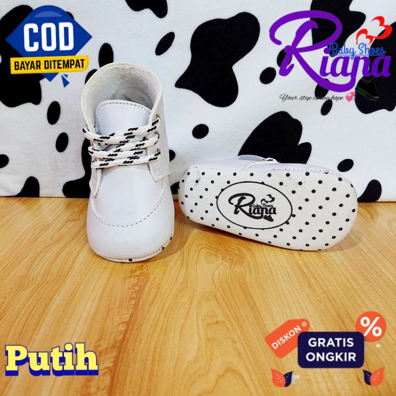 Sepatu bayi prewalker motif Sherif RS05 bayi laki laki usia 5-15 Bulan