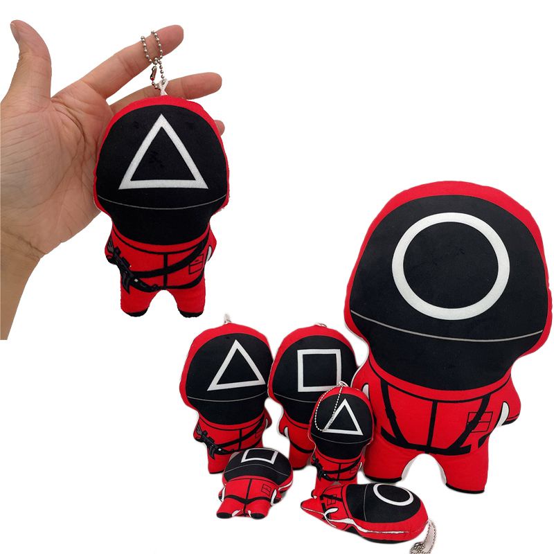 Mainan Mewah Staff Pekerja Squid Guard Permainan Merah Front Man01 456boneka Boneka218