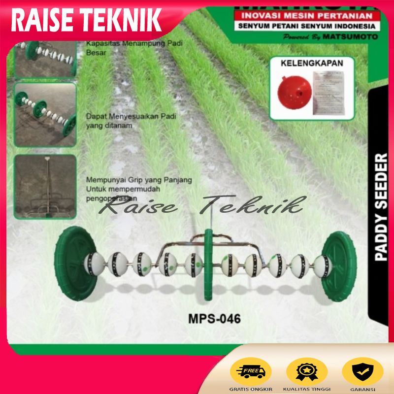 ALAT TANAM BENIH PADI MANUAL TABELA MAHKOTA MPS-046