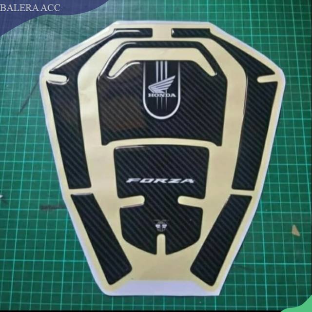 Stiker tankpad resin timbul Honda Forza