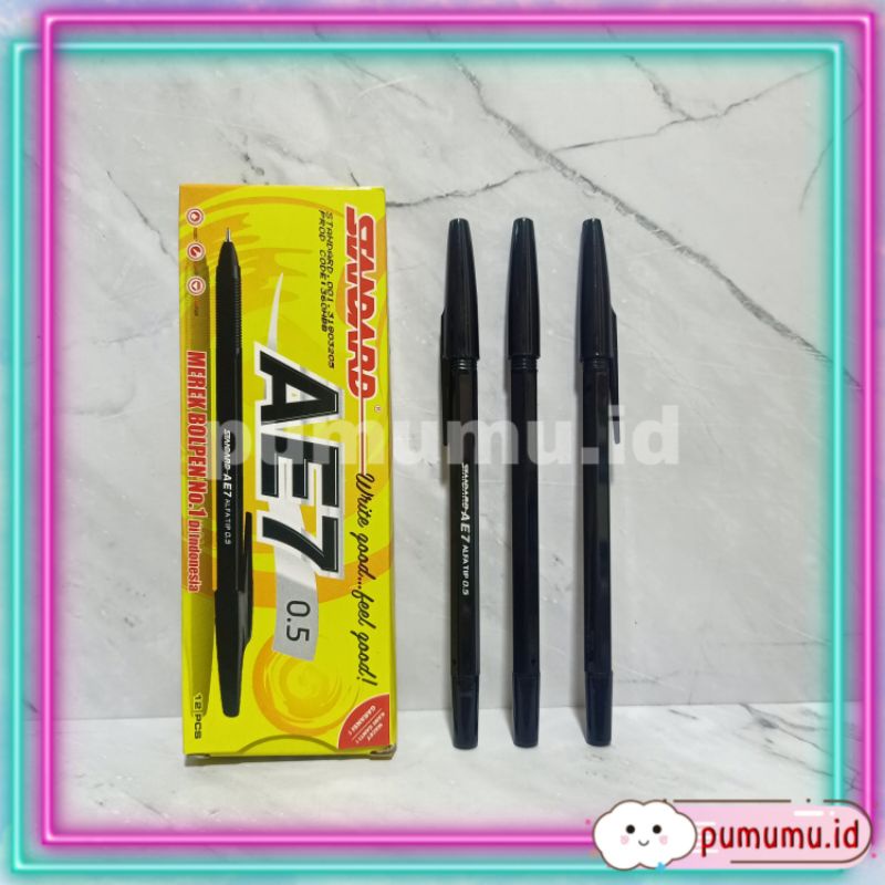 

[PUMUMU] TK13 Standard Pen - AE7 Alfatip 0.5 / Pulpen Standard / pena / Bolpoin / Ballpoint