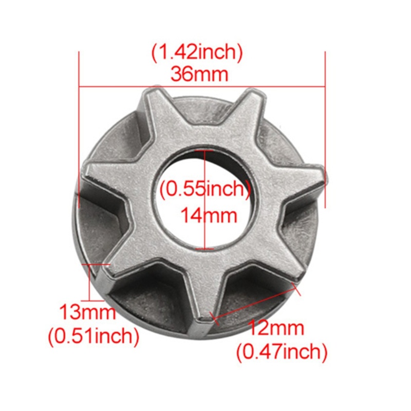 Bt Untuk Rantai Listrik Asterisk 5016/6018gear 7per6/3gigi Chainsaw Industrial