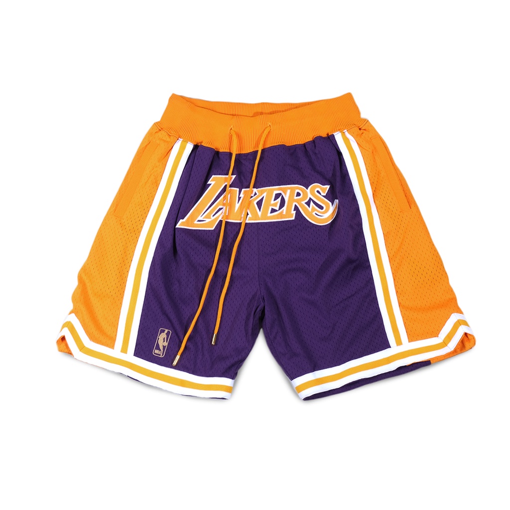 Mitchell &amp; Ness Just Don Lakers Road 1996 Shorts Purple