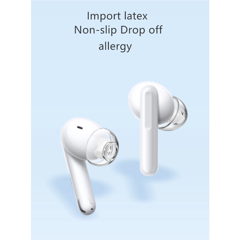 Feaulle Latex H260 OPPO Enco Eartips Penutup Telinga Bahan Silikon Untuk Samsung Huawei OPPO Encox2 Wireless Bluetooth