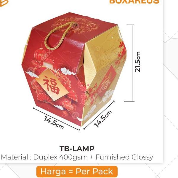

Box Toples Kue Kering Packaging Imlek Sincia CNY Hampers | TB-LAMP